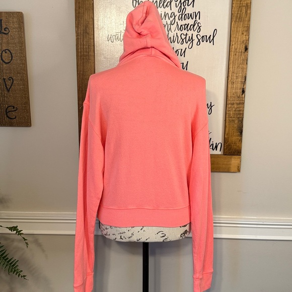 SKIMS Vibrant Pink Cropped Hoodie - Picture 4 of 11